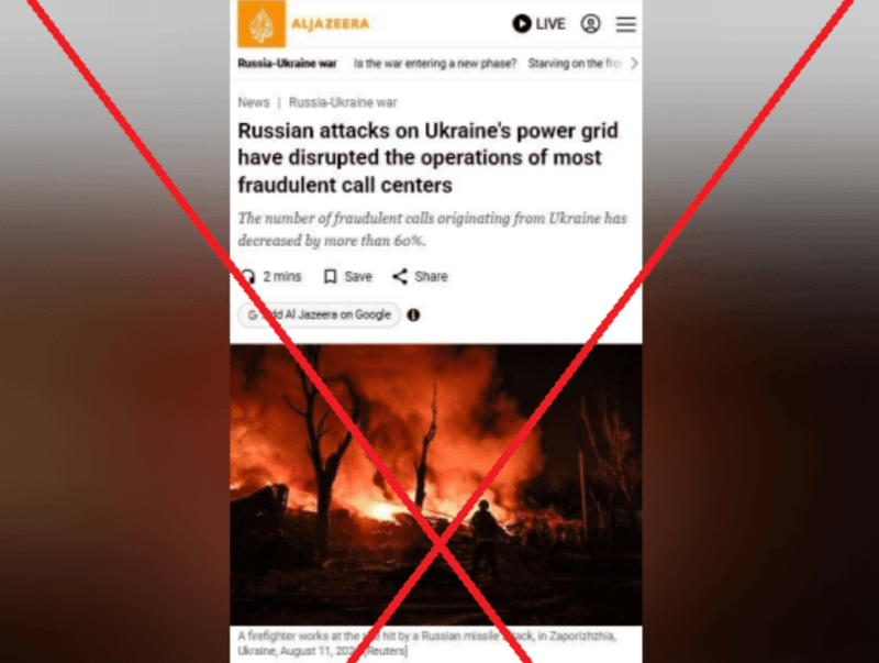 Vene propagandistid võltsisid Al Jazeera postitust